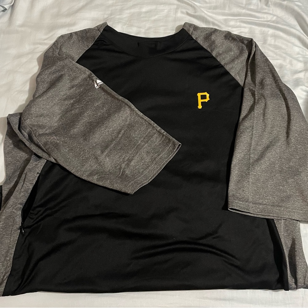 Majestic XL Pittsburgh Pirates 3/4 sleeve
